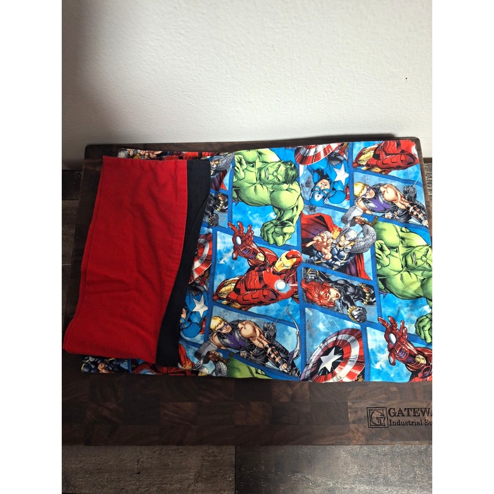 Marvel Avengers Pillowcase Standard Size Hulk Iron Man Handstitched Bedding